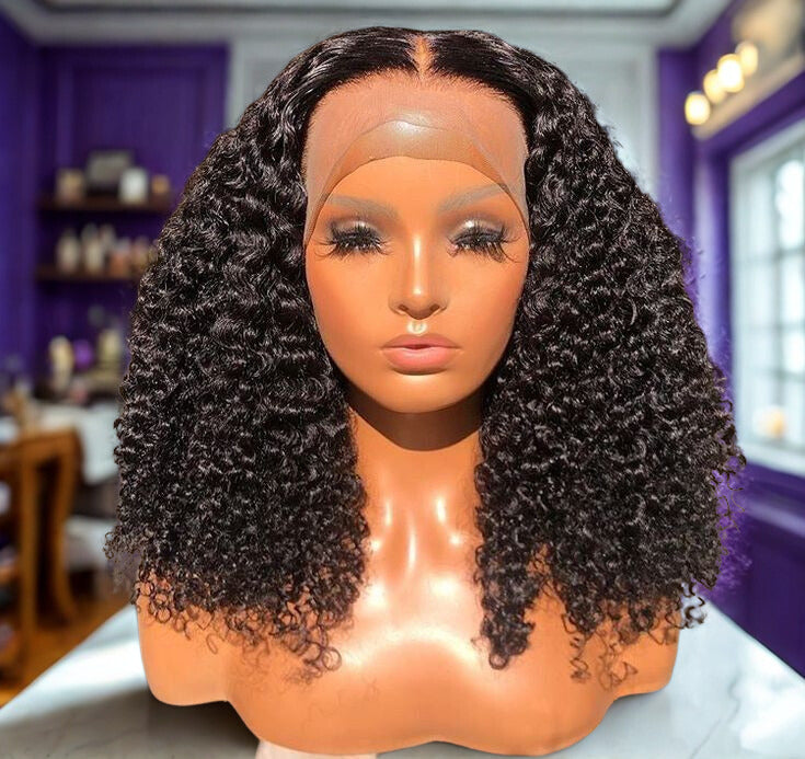 Double Drawn Jerry Curl Wig