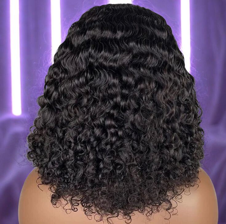 Double Drawn Jerry Curl Wig
