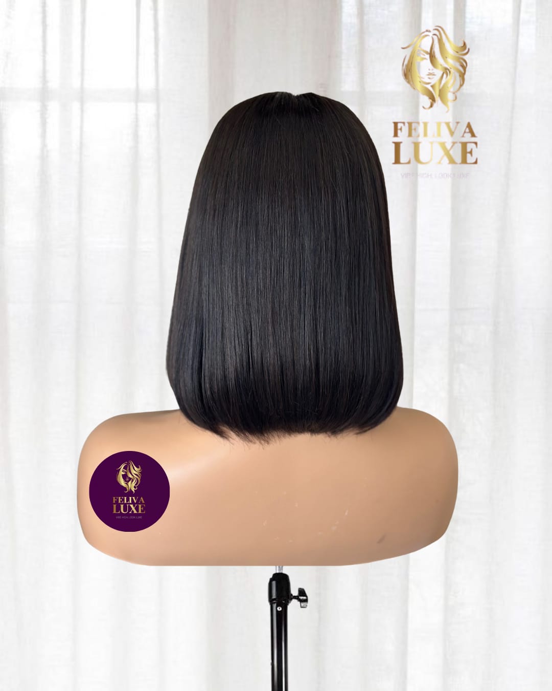 5X5 Double Drawn Straight Wig