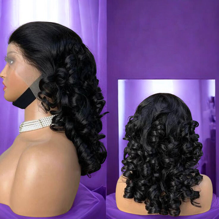 Full Frontal Bouncy Curl Wig