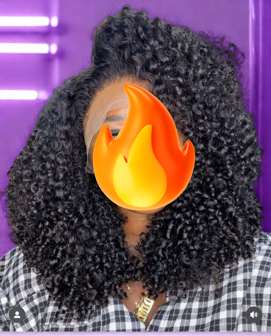 Double Drawn Pixie Curls Wig