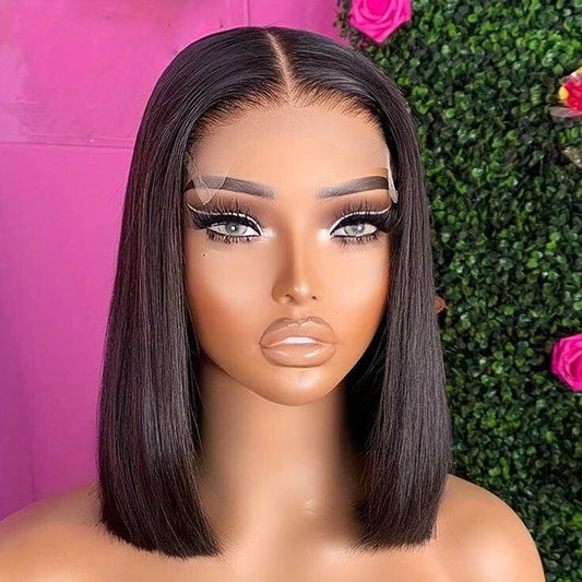 5X5 Double Drawn Straight Wig