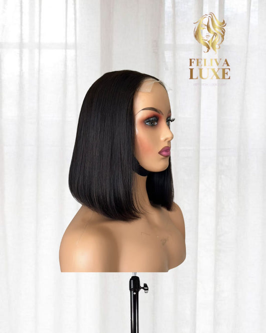5X5 Double Drawn Straight Wig